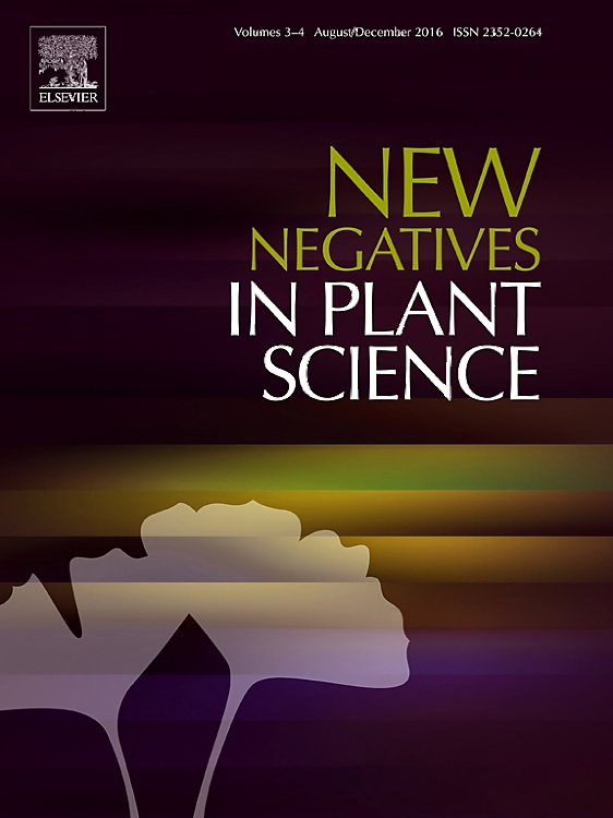 Go to journal home page - New Negatives in Plant Science